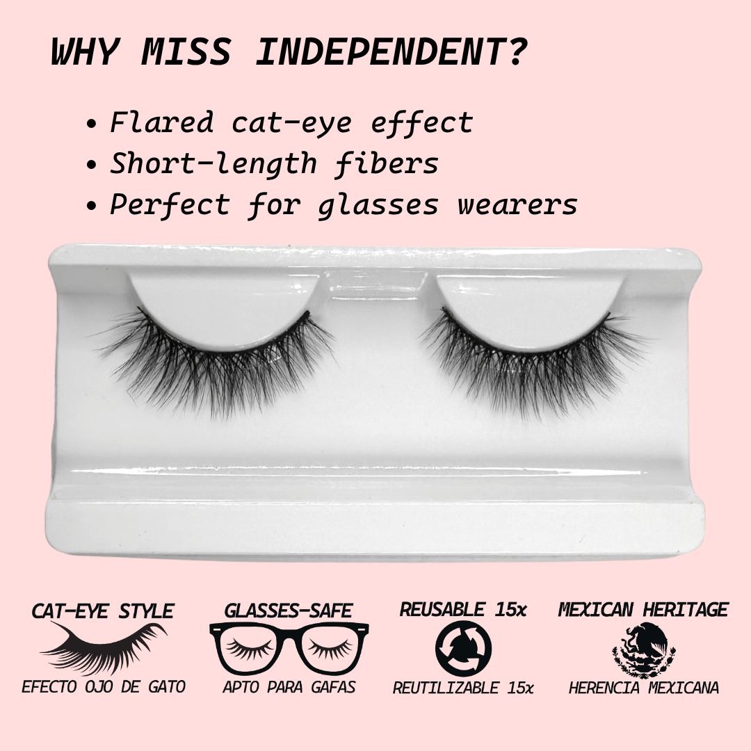 Miss Independent | Lash Lover Lashes (Short Wispy Flared, Perfect for Glasses Wearers)