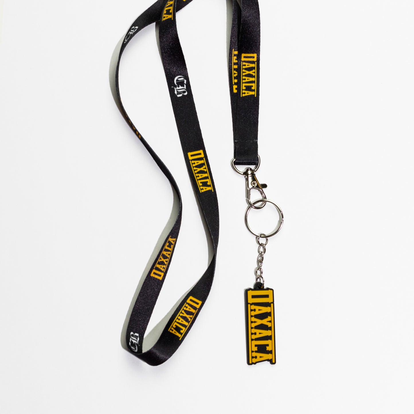 OAXACA BLACK LANYARD AND KEYCHAIN CHULA BEAUTY CB